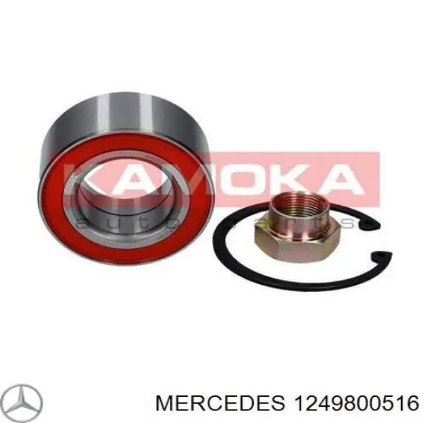 Підшипник маточини задньої Mercedes A1249800516 ціна, від 24.73 USD