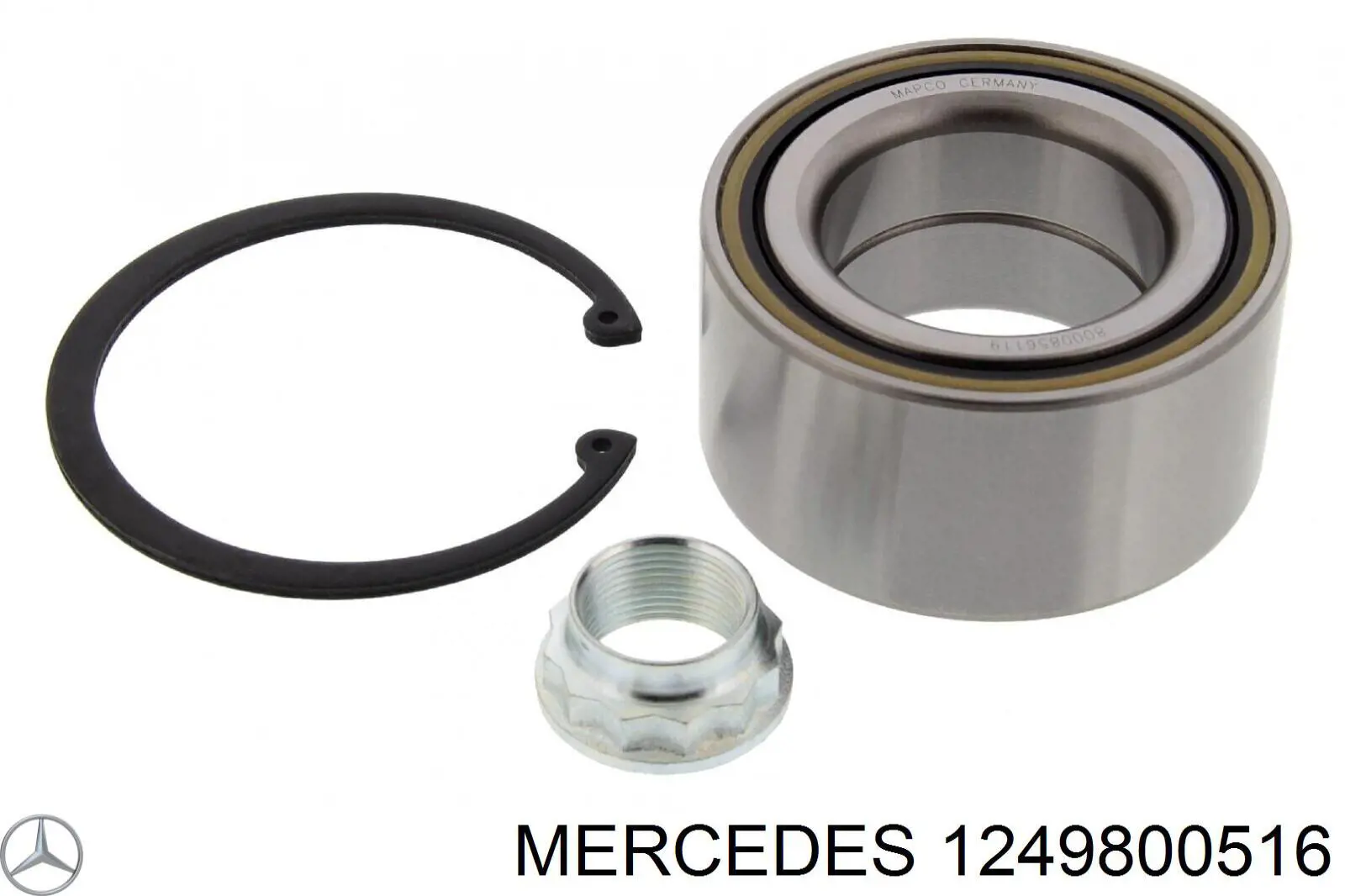 Купити A1249800516 Mercedes Підшипник задньої ступиці
