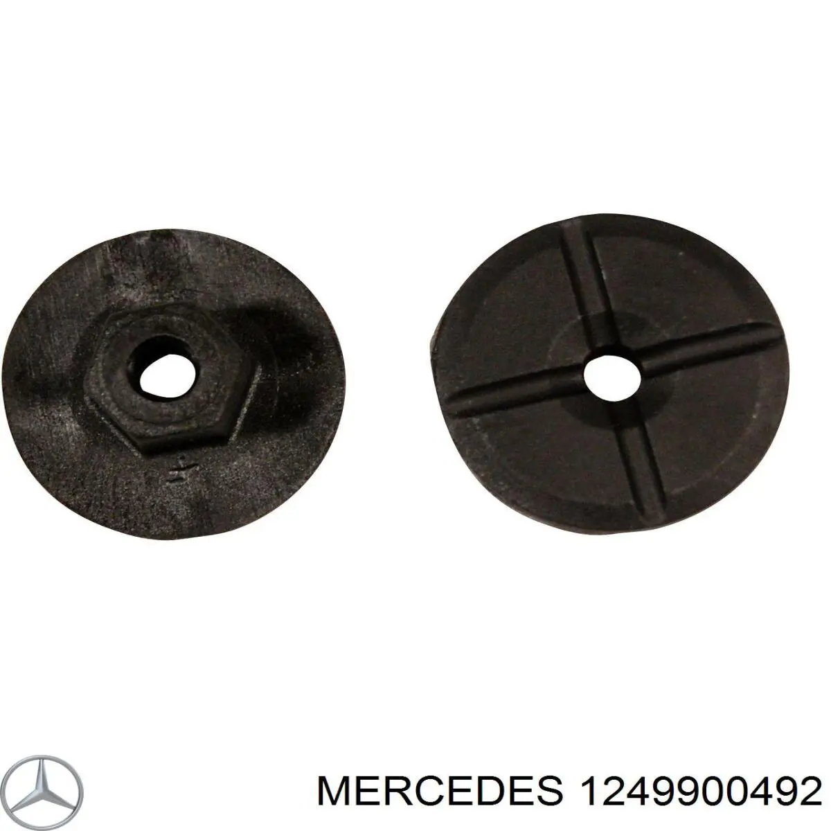 Пістон (кліп) кріплення підкрилки переднього крила Mercedes A1269900392 ціна, від 0.91 USD