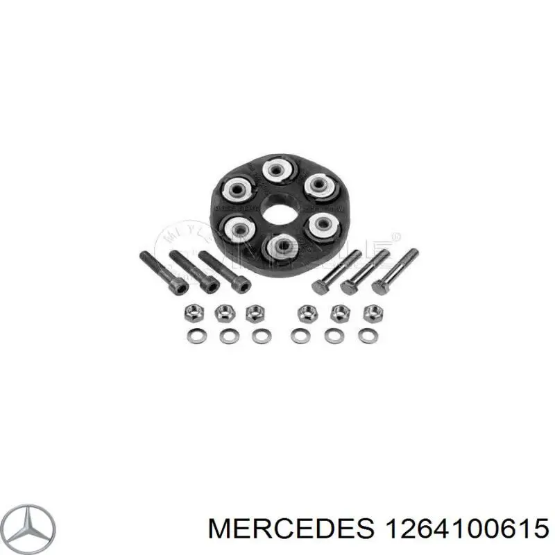 1264100615 Mercedes муфта кардана еластична, задня