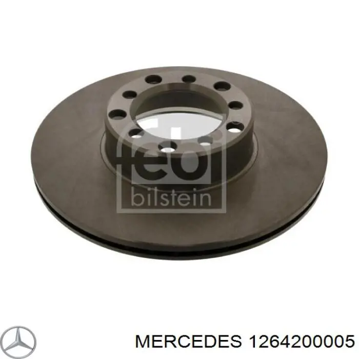 1264200005 Mercedes диск гальмівний передній