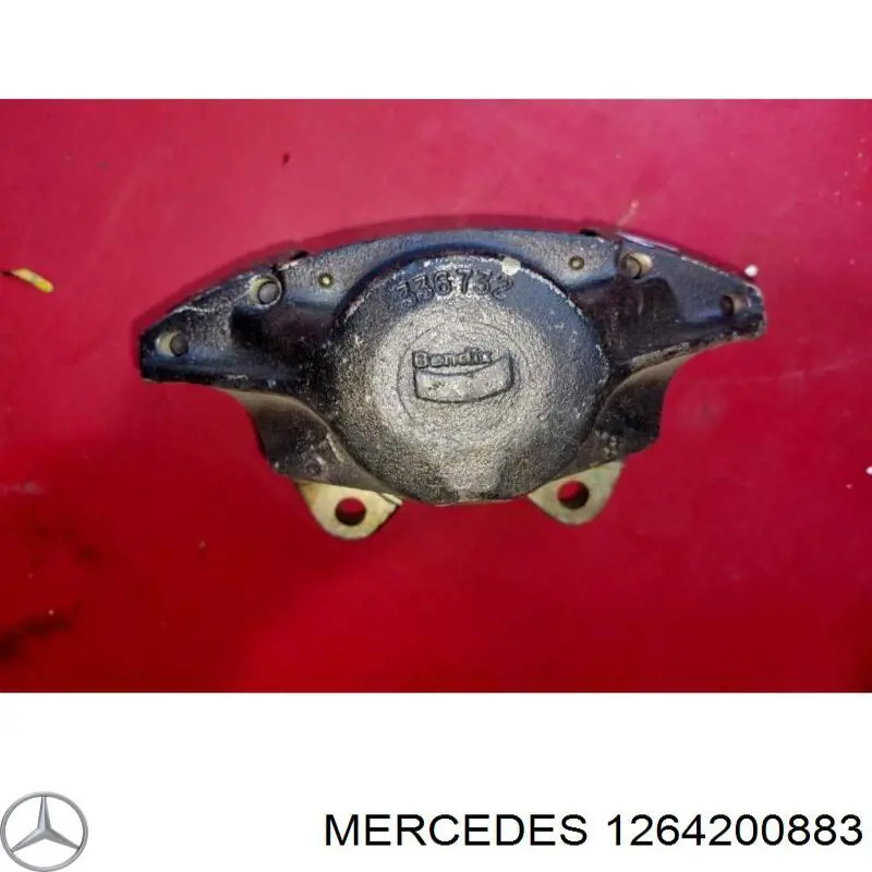 0014217398 Mercedes супорт гальмівний передній лівий
