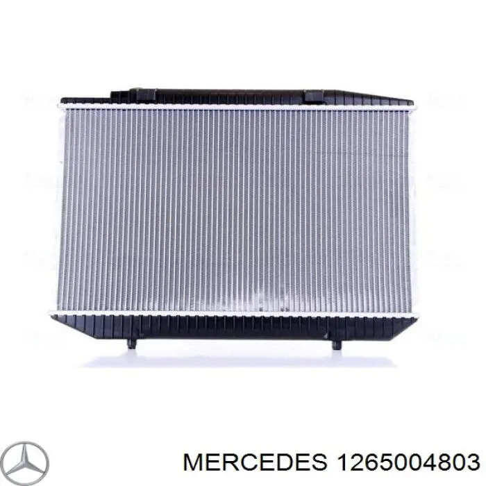 1265004803 Mercedes радіатор охолодження двигуна
