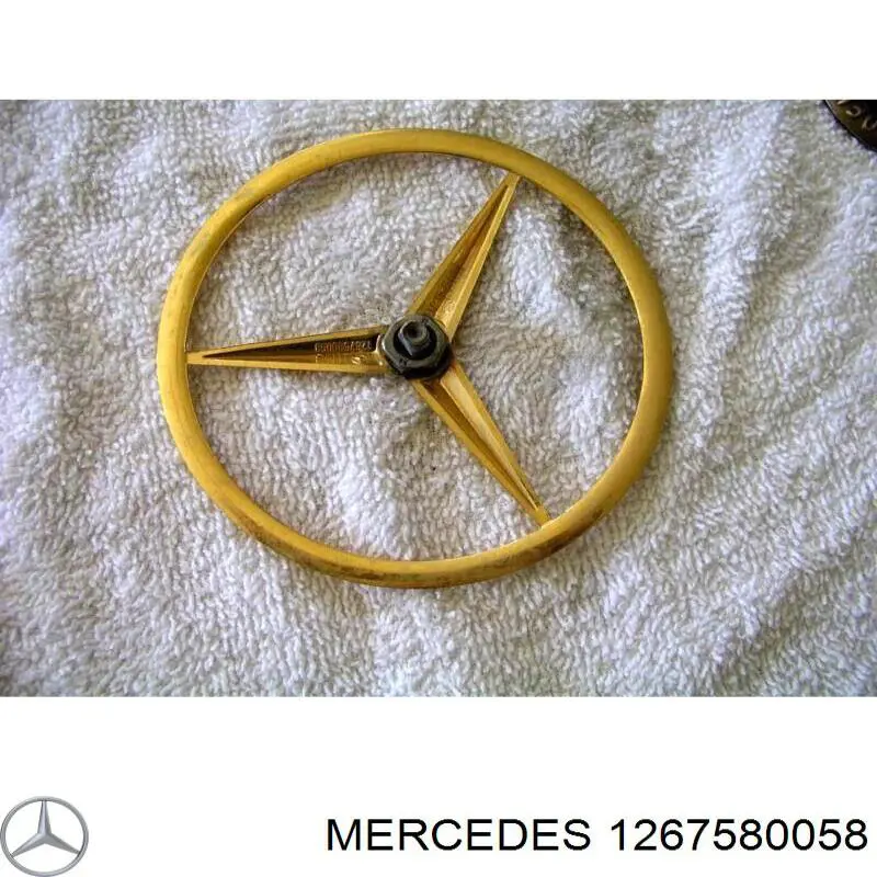 A1237580158 Mercedes Емблема кришки багажника, фірмовий значок