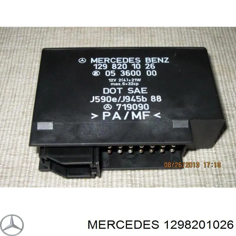 Купити A1298201026 Mercedes Реле поворотів