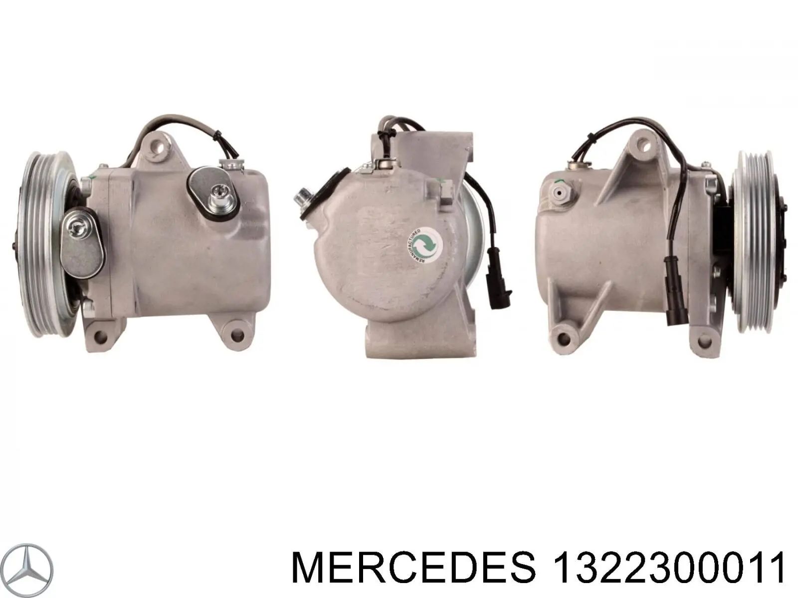 Компресор системи кондиціювання Mercedes A132230001180 ціна, від 292.44 USD
