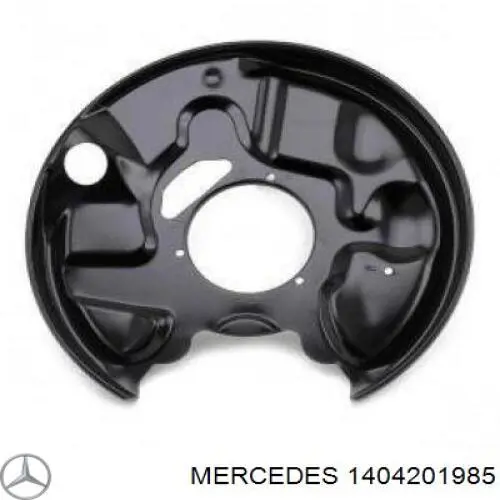 Трос ручного гальма задній, лівий A1404200985 Mercedes