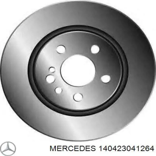 140423041264 Mercedes диск гальмівний задній