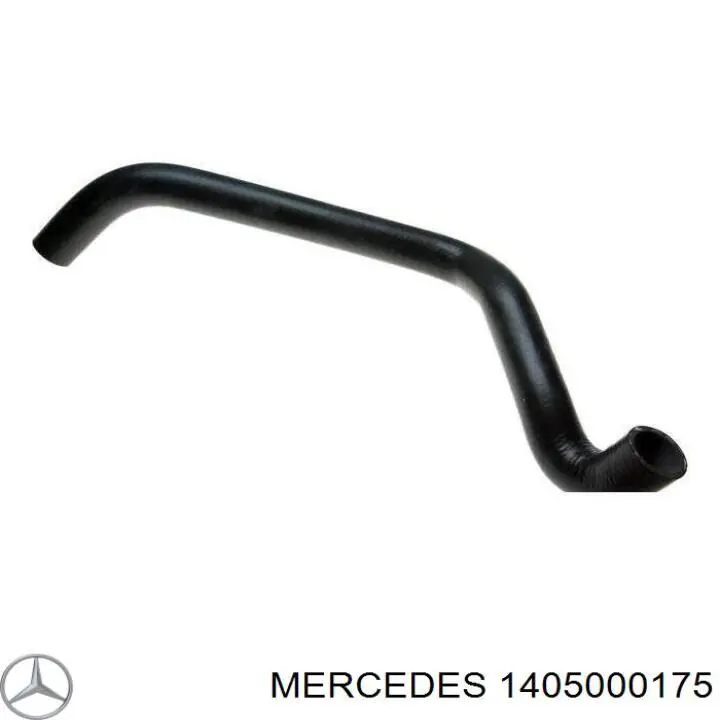 Шланг/патрубок радіатора охолодження, нижній A1405000175 Mercedes
