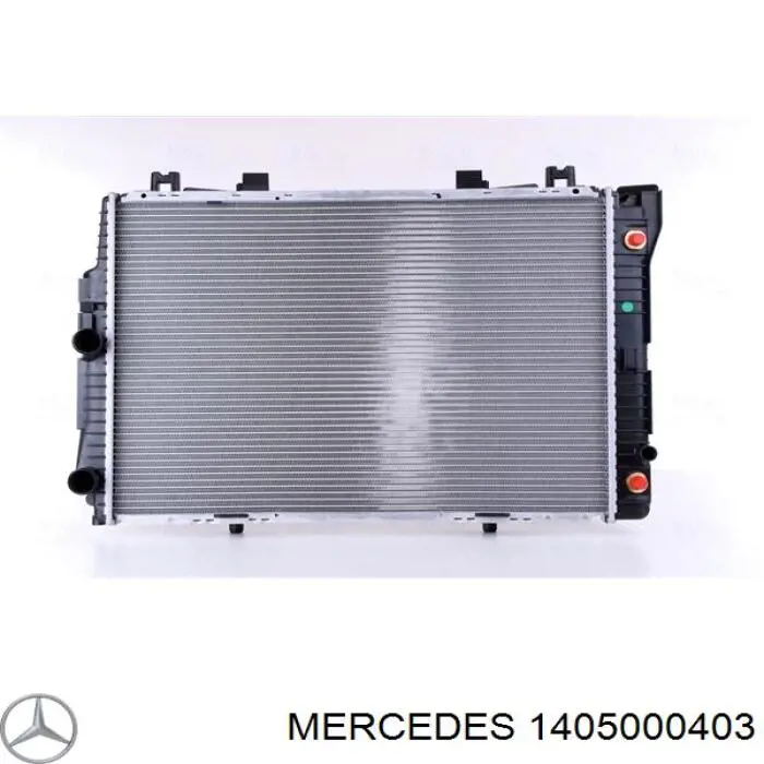 1405000403 Mercedes радіатор охолодження двигуна