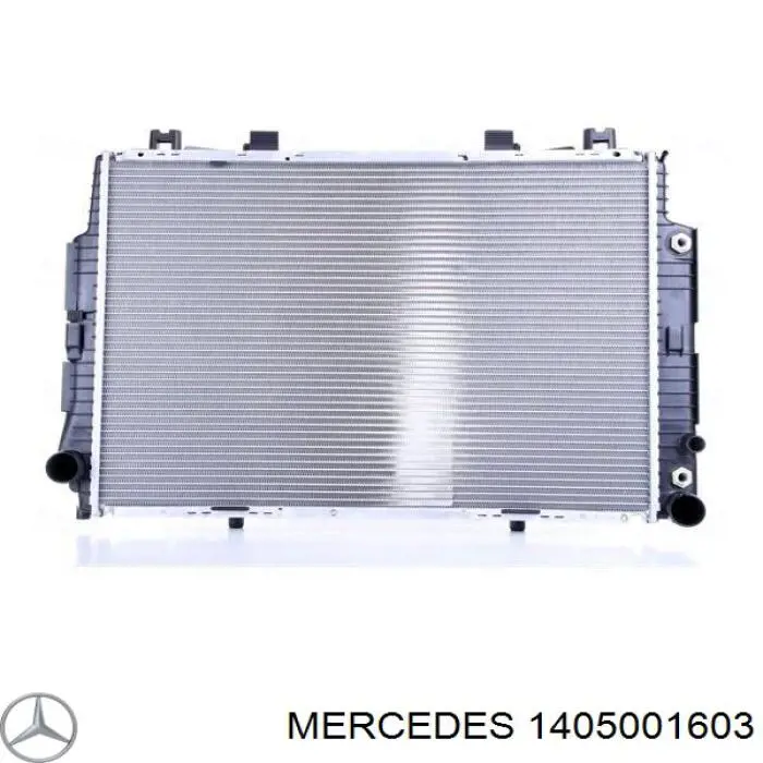 Купити A1405001603 Mercedes Радіатор двигуна