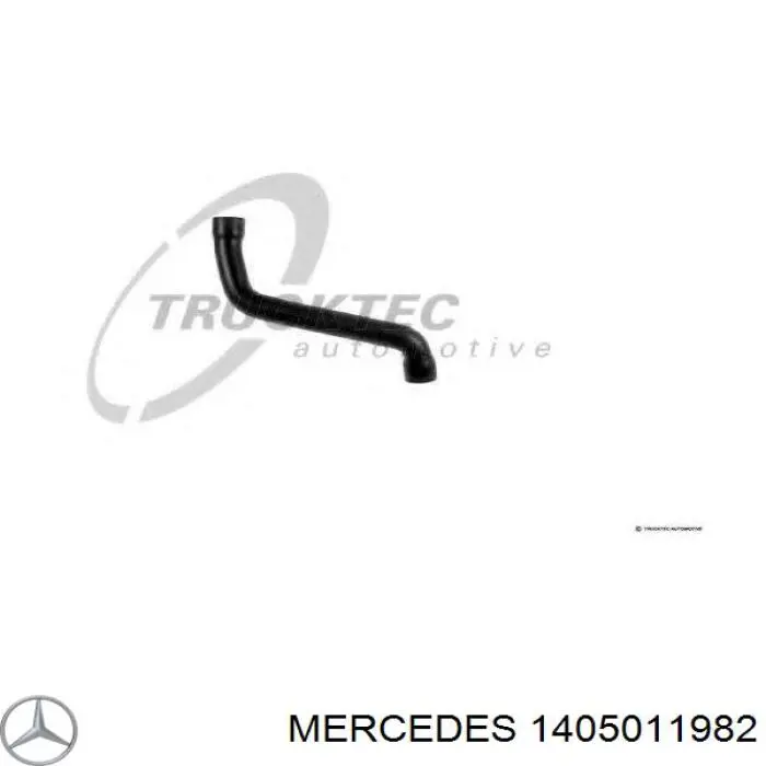 Патрубок системи охолодження Mercedes A1405011982