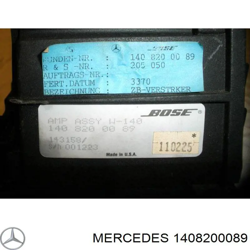 A1408200089 Mercedes 