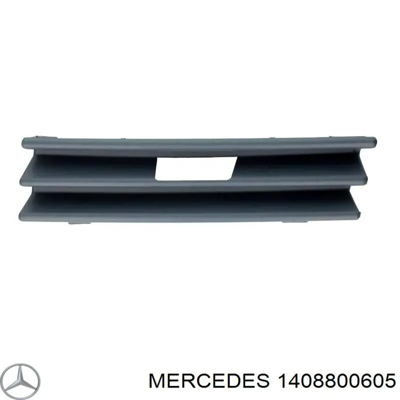 14088006059999 Mercedes заглушка бампера буксирувального гака, передня права