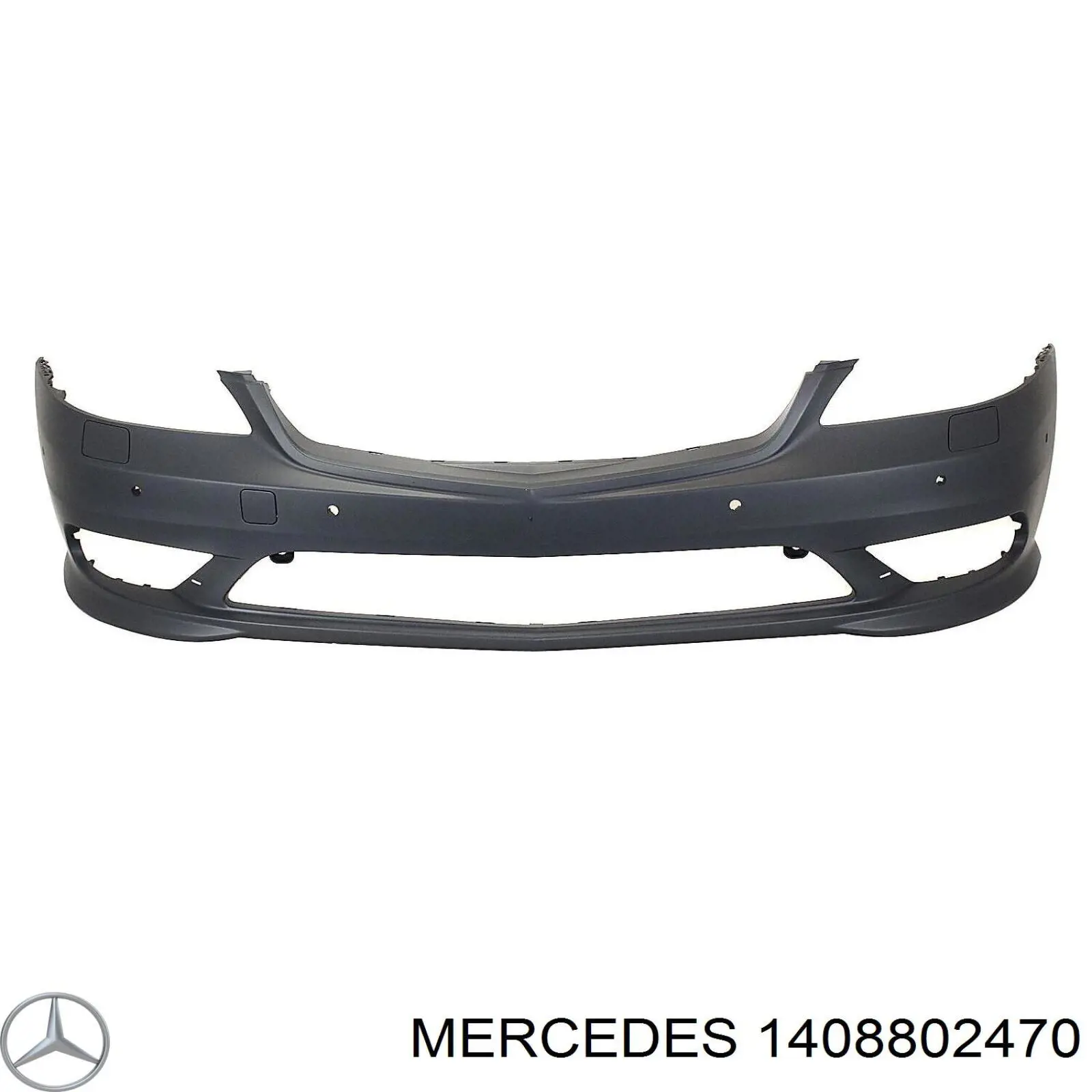 1408802470 Mercedes бампер передній