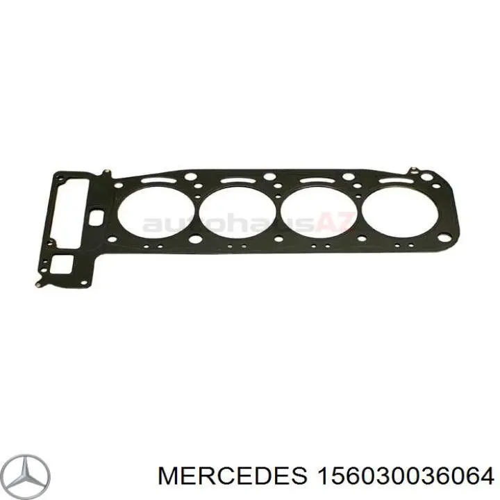 156030036064 Mercedes вкладиші колінвала, шатунні, комплект, стандарт (std)