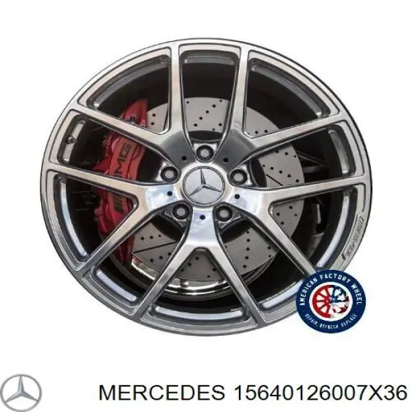 Купити A15640126007X36 Mercedes Диски колісні литі (легкосплавні, титанові)