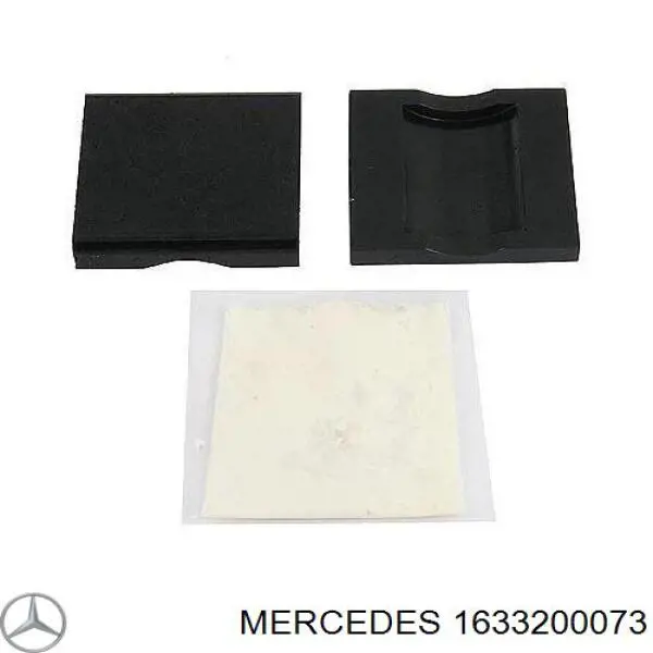 1633200073 Mercedes кронштейн торсиона переднього, лівий