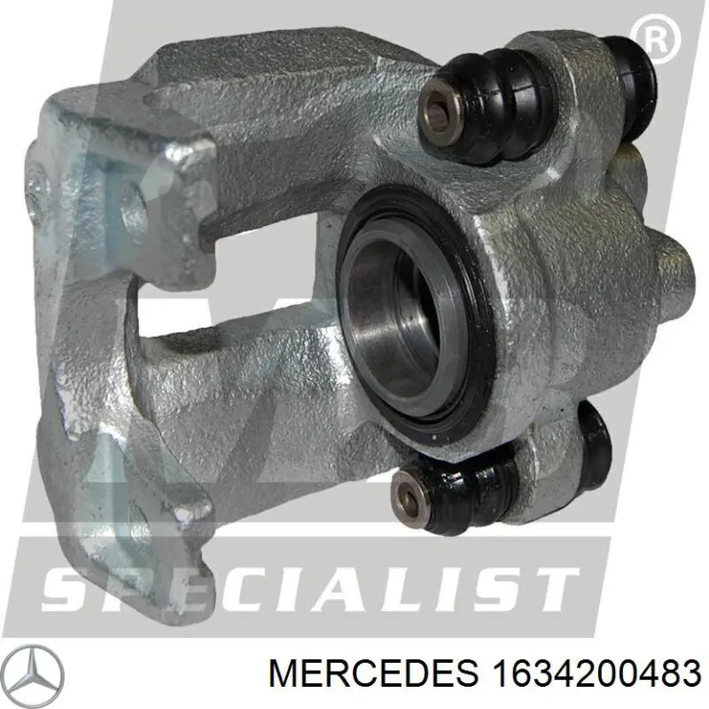 Супорт гальмівний задній правий на Mercedes ML/GLE (W166)