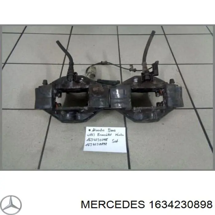 1634230898 Mercedes супорт гальмівний задній правий