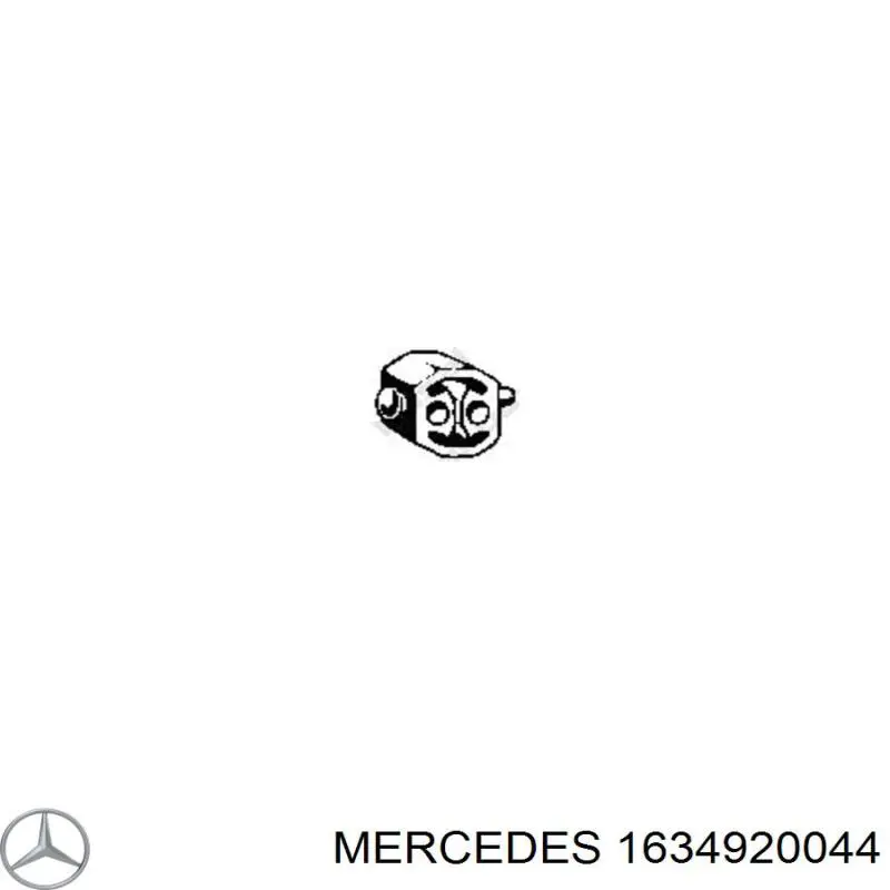 Купити A1634920044 Mercedes Подушка глушника