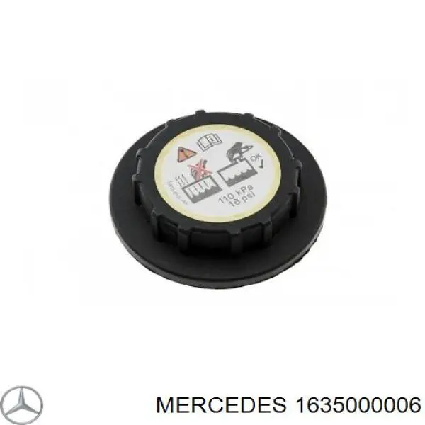 1635000006 Mercedes кришка/пробка розширювального бачка