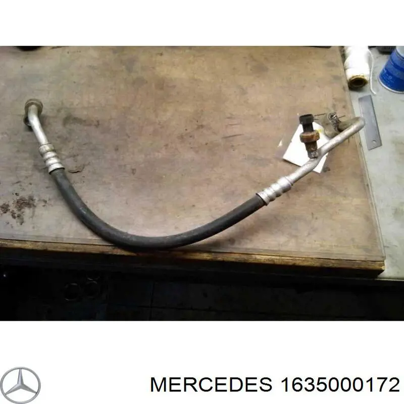Шланг кондиціонера, від компресора до радіатора Mercedes A1635000172 ціна, від 12.42 USD