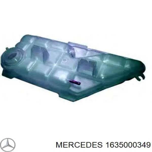 1635000349 Mercedes бачок системи охолодження, розширювальний