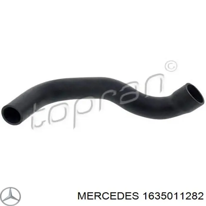 1635011282 Mercedes шланг/патрубок радіатора охолодження, нижній