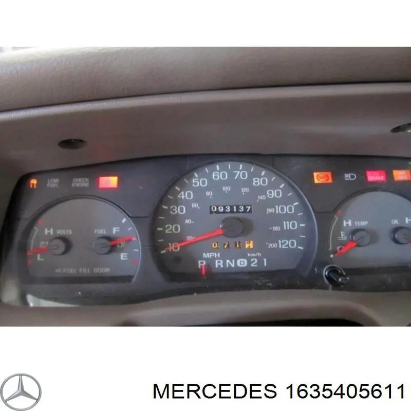 Панель приладів Mercedes A1635407411 ціна, від 76.02 USD
