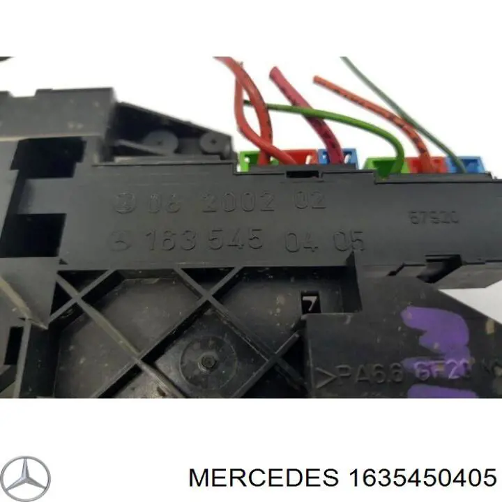 Блок запобіжників на Mercedes ML/GLE (W163)