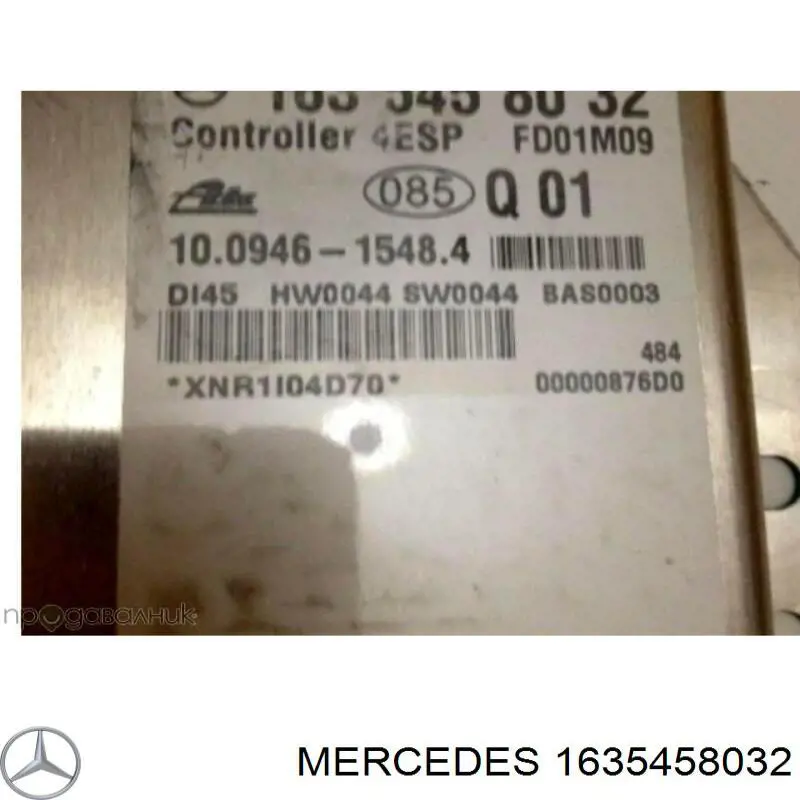 Блок керування ESP на Mercedes ML/GLE (W163)
