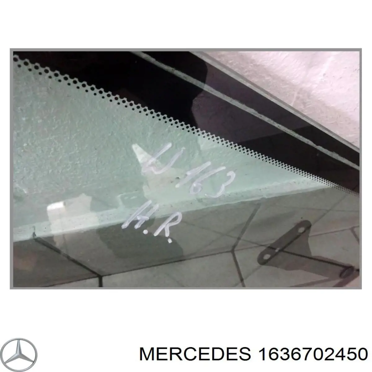 Стукло багажника, праве Mercedes A1636702450
