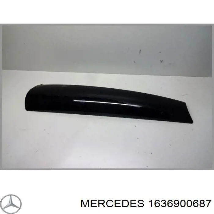 Накладка стійки кузова зовнішня, задня права Mercedes A1636900287 ціна, від 7.45 USD