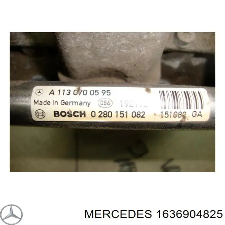 Обшивка стійки кузова внутрішньої, середня нижня права Mercedes A1636904825 ціна, від 4.97 USD