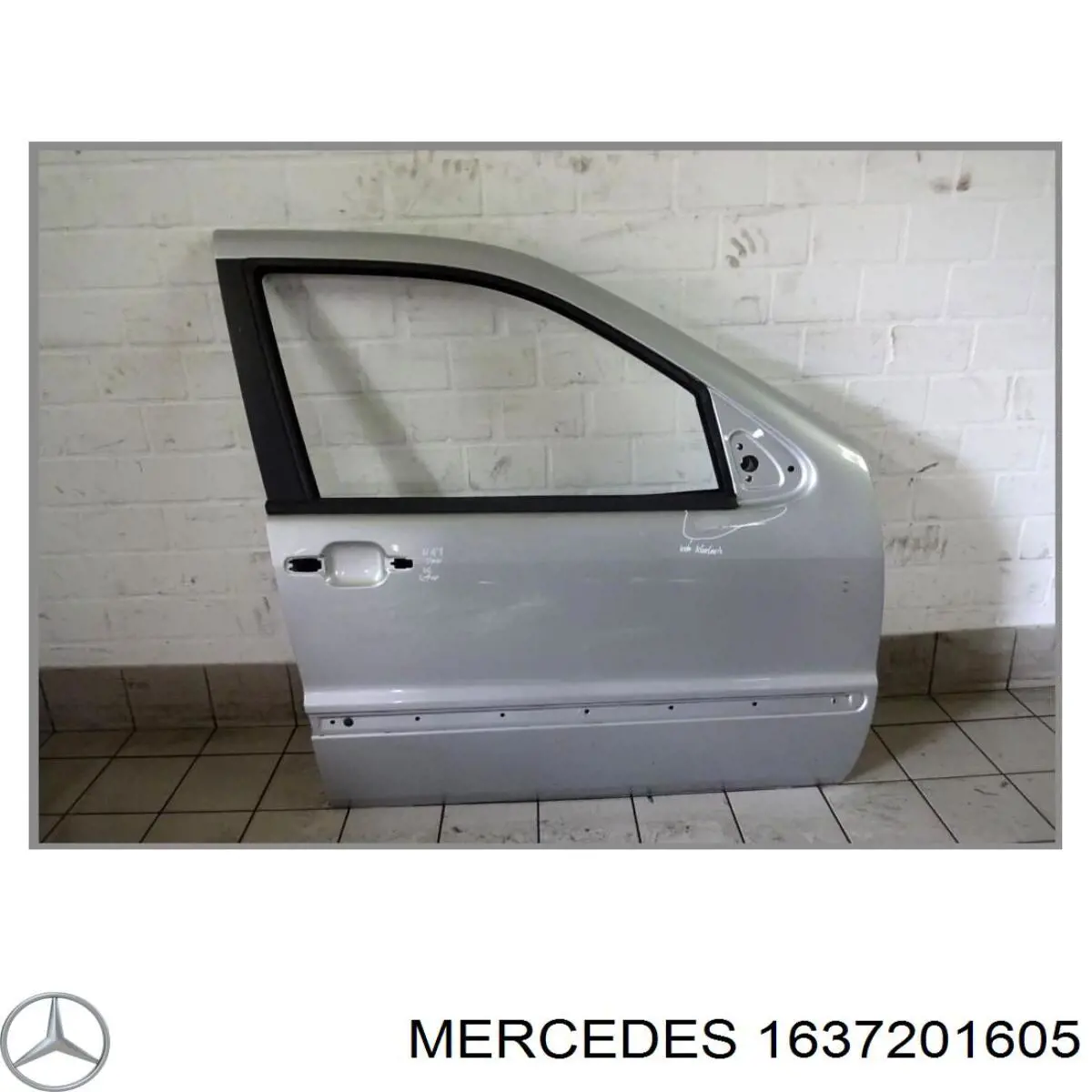 Двері передні, праві на Mercedes ML/GLE (W163)