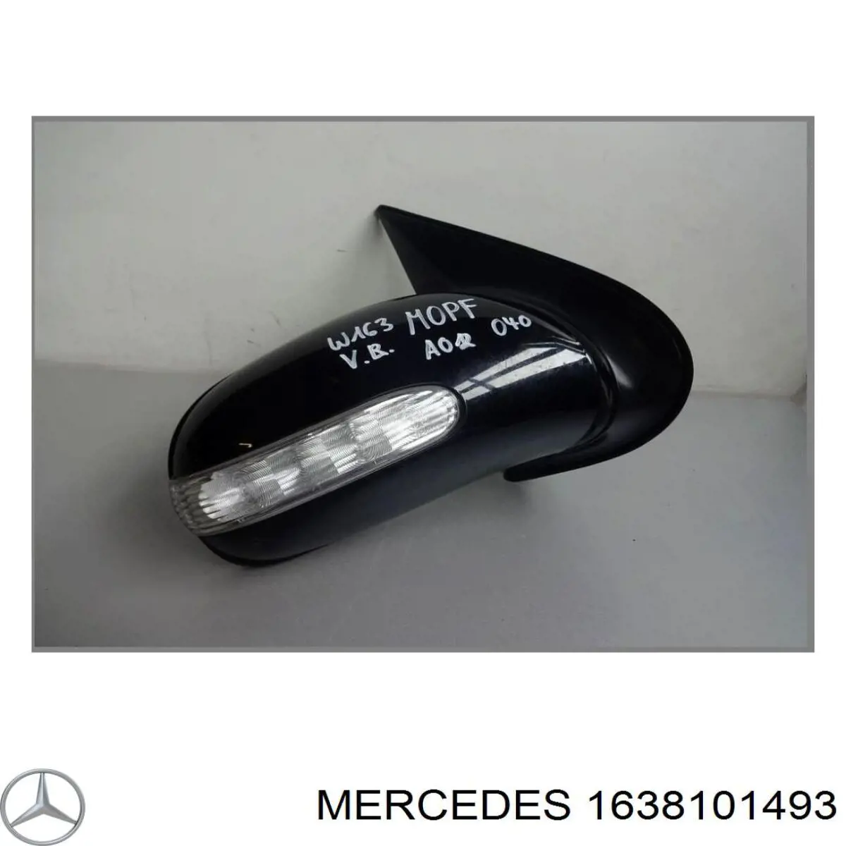 Праве бічне дзеркало Mercedes A1638101493 ціна, від 223.81 USD