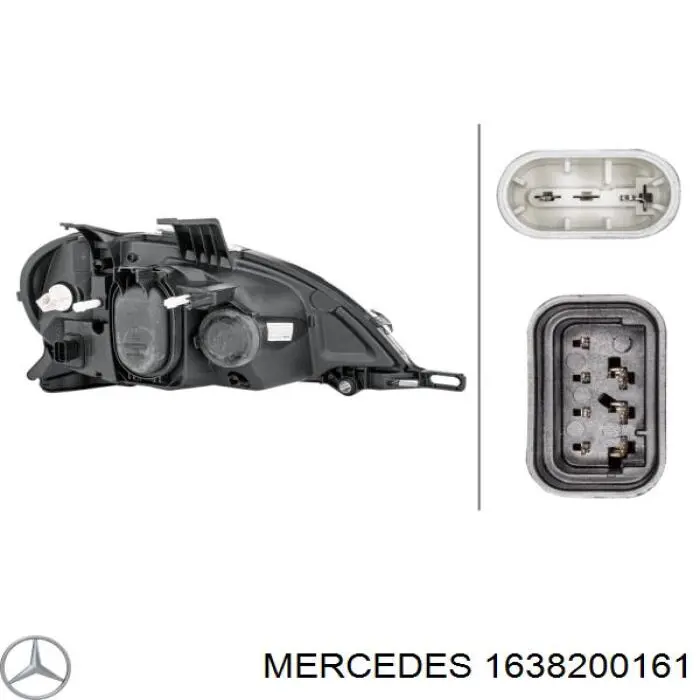 Фара Mercedes 96321100