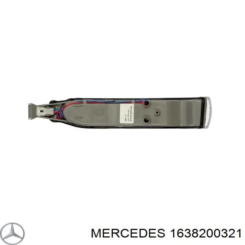 Покажчик повороту дзеркала, лівий на Mercedes ML-Class (W163)