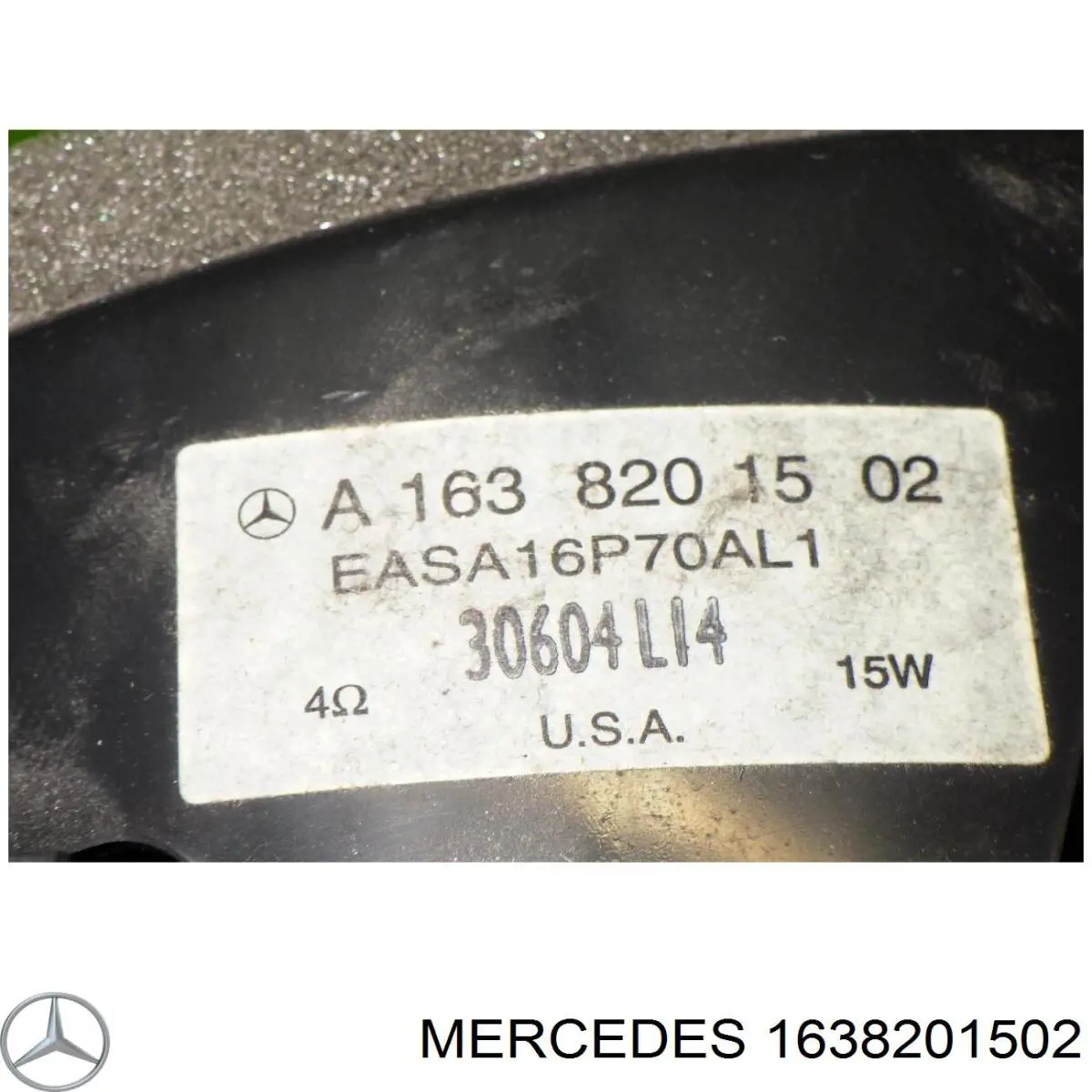 Купити A1638201502 Mercedes Динамік передньої двері