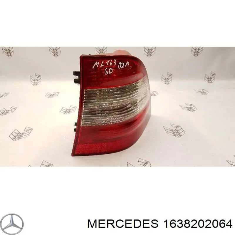  Задня права фара Mercedes ML/GLE 
