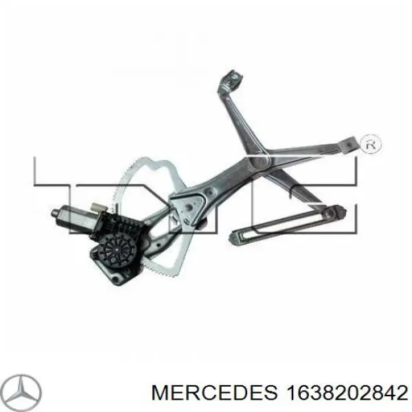 Купити A1638200442 Mercedes Двигун склопідіймача двері передньої, правої