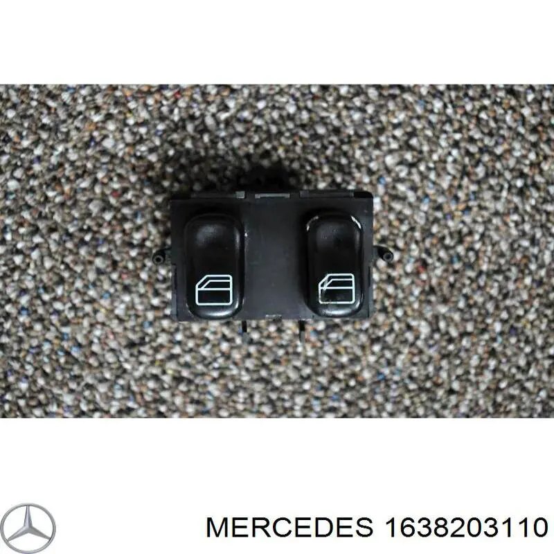 A1638201110 Mercedes Кнопковий блок управління склопідіймачами центральної консолі