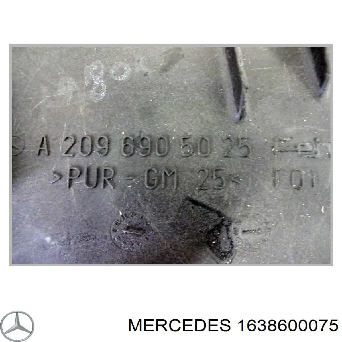 A1638600075 Mercedes Шторка двері багажного відсіку