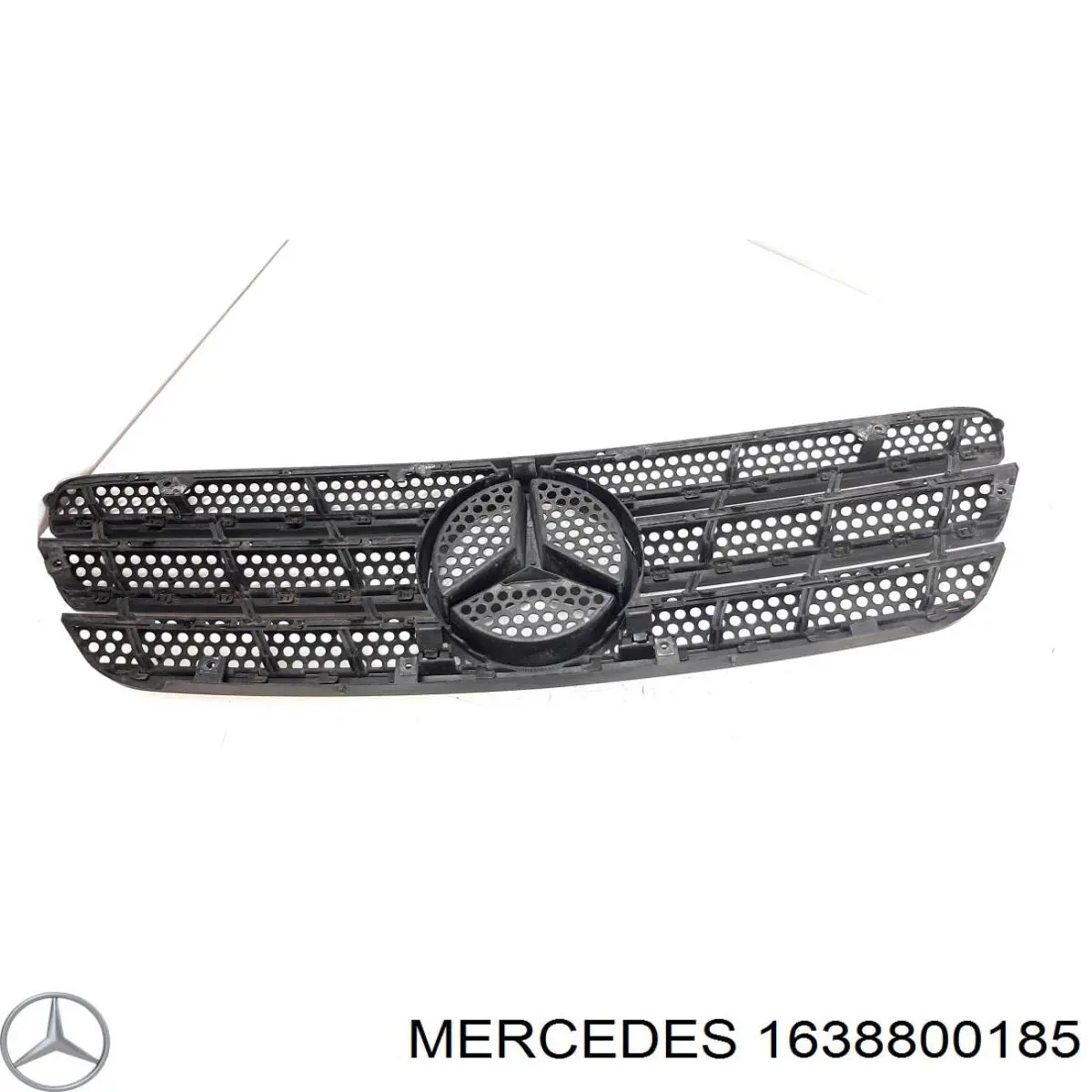 A16388001857167 Mercedes решітка радіатора