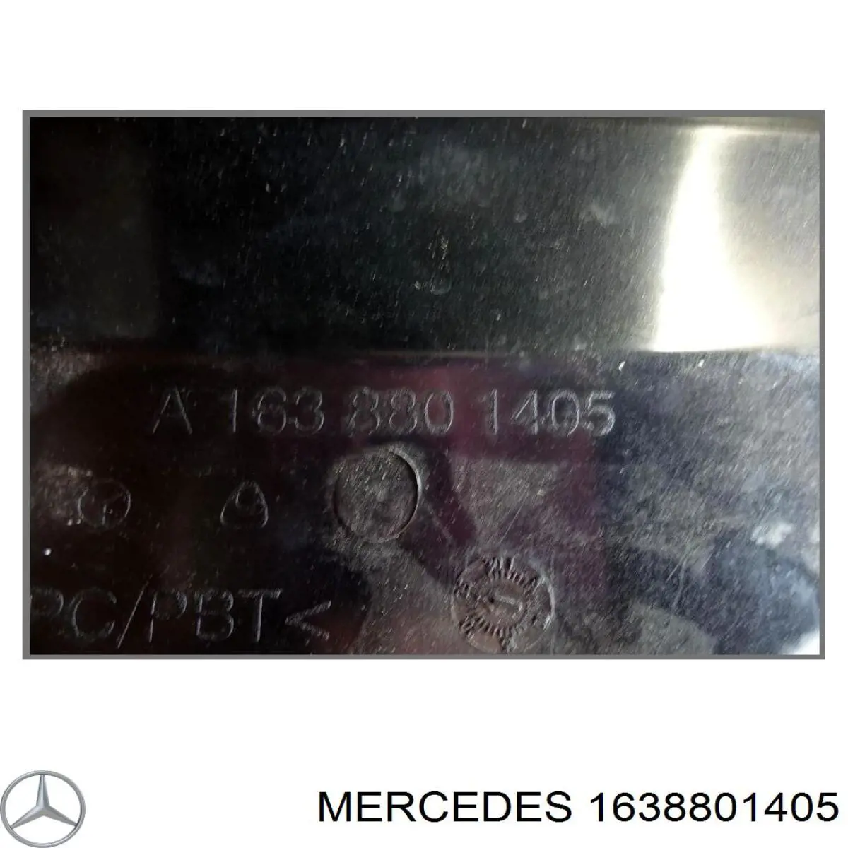 Купити A16388014059999 Mercedes Заглушка бампера буксирувального гака, задня