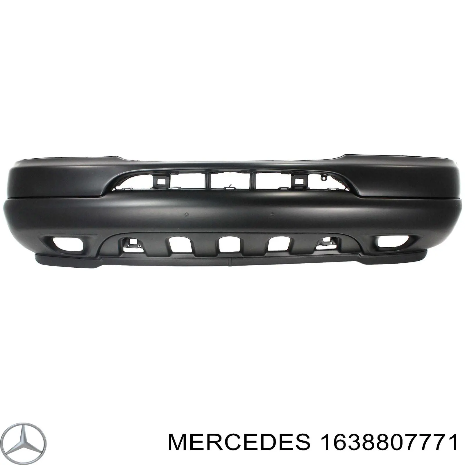 1638807771 Mercedes бампер задній