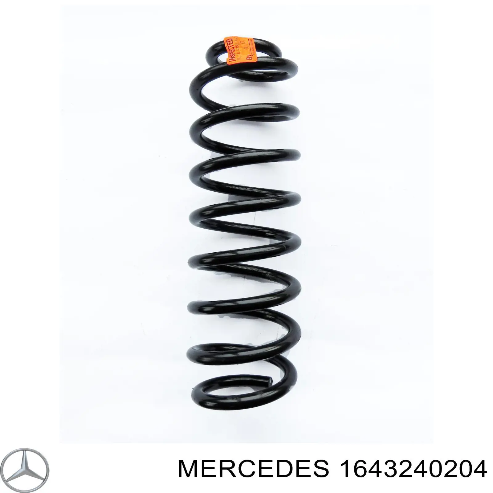 1643240204 Mercedes пружина задня