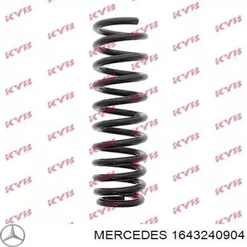 Пружина задня Mercedes A1643240904 ціна, від 94.03 USD