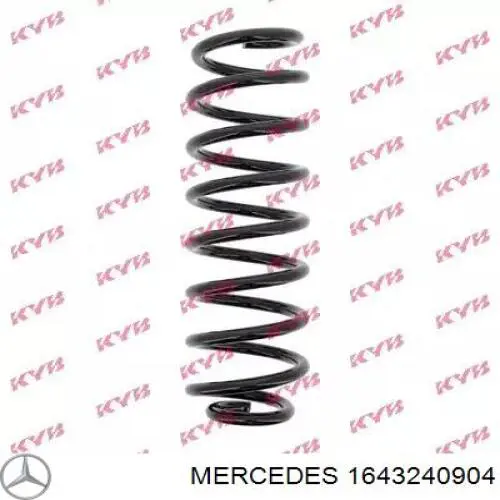 Пружина задня Mercedes A1643240904 ціна, від 58.64 USD